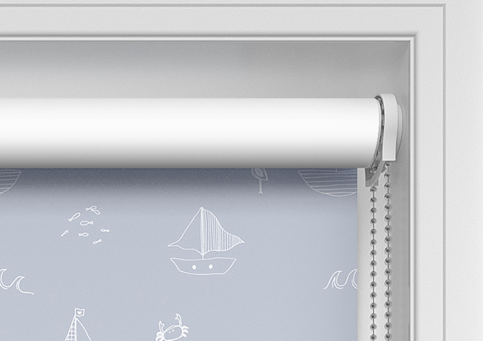 Seaside Sailing, Sky Blue - Twist&Fit Roller Blind - Image 11